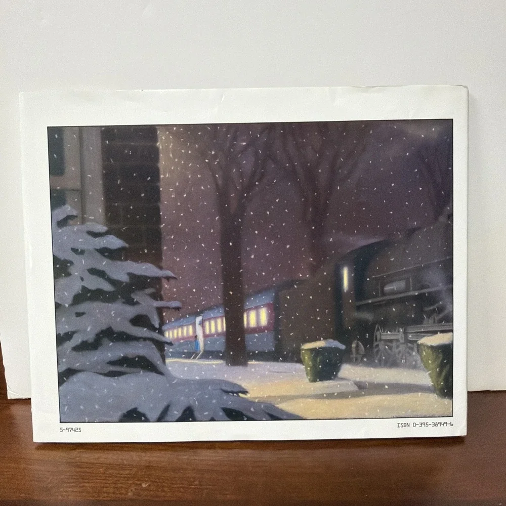The Polar Express Hardcover Chris Van‎ Allsburg, 1985 Edition, Mint - Hardcover
